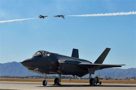  Airmen assigned to the 56th Fighter Wing at Luke Air Force Base, Arizona, showcased an F-35A Lightning II and F-16 Fighting Falcon at the Mesa Gateway Aviation Day, Jan. . Luke afb air show 2023